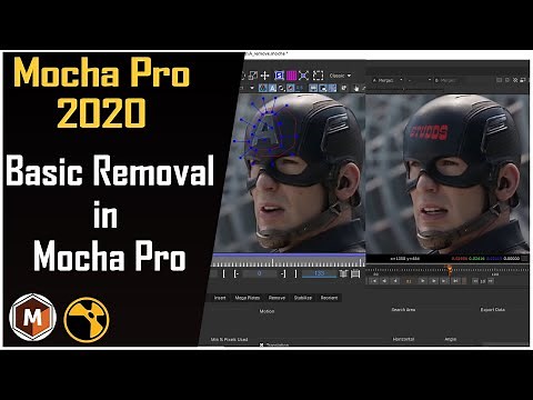 MOCHA 2020 - Basic Removal in Mocha Pro Using Clean Plate[Remove -Module]