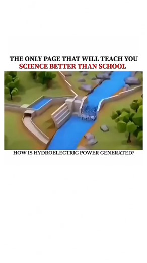 Universe | Science | Facts | HOW IS HYDROELECTRIC POWER GENERATED? Ever wondered how flowing water becomes electricity? Here’s the simple science: • Water stored in a... | Instagram