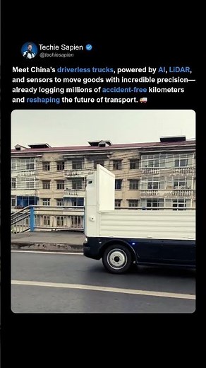 China’s Driverless Trucks Are Redefining the Future of Transport 🚚🤖