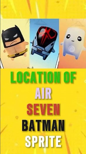 Air, Seven & Batman Sprite Locations Revealed! 🔥 #fortnite #shorts