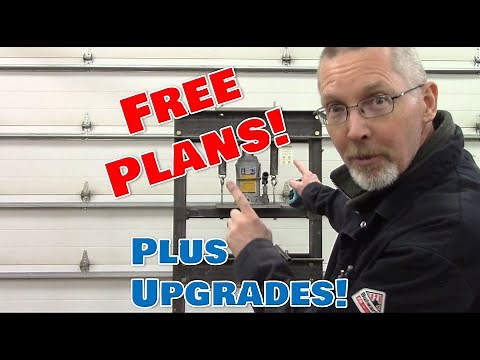 BUILD a 20-Ton Hydraulic Press! FREE PLANS!