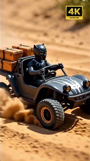 Mini Batman's Epic Desert Adventure: Custom RC Buggy Build! #RCcars