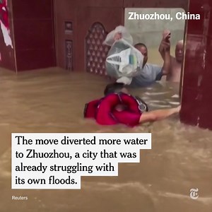 7.3K views · 115 reactions | To prevent rivers and reservoirs from overflowing in Beijing, a provincial leader set off an outcry by urging cities to serve as a “moat” for the capital. Some residents say they did not get enough of a warning from officials before the water was rerouted. https://nyti.ms/3DGz0yG | The New York Times | Facebook