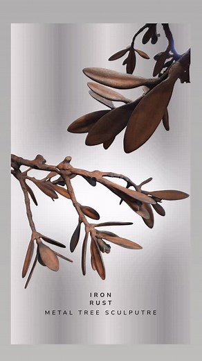 Not all metal needs to shine. Sometimes the story is in the rust. Embracing imperfection: a rusted metal finish that feels organic, and alive. . . . #studiometalier #metalfinishes #artisandesign #rustfinish #wabisabidesign #metalart #moderncraft #rustdesign #decorativecoatings #industrialluxe #rawbeauty #craftedbyhand #metalwork #sculpturalprocess #interiordesign | Studio Metalier