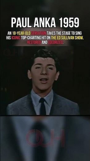 An 18-Year-Old Paul Anka on Ed Sullivan (1959) 🎤