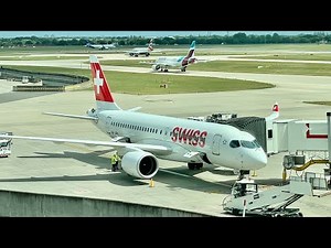 SWISS A220-100 Business Class || London Heathrow - Geneva || LX355