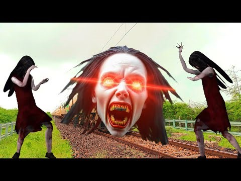 Ghost Train Face Funny Moments Video | train simulator funny moments | horror train game | ghost