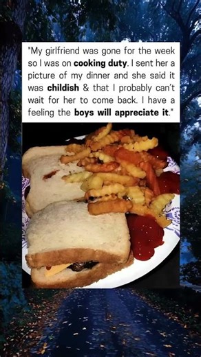 His Girlfriend Mocked His Dinner, But The Boys Loved It.
