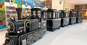 You can now ride a train around the Mall of America