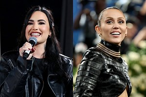 Demi Lovato fans point out striking resemblance to Miley Cyrus’ wedding dress