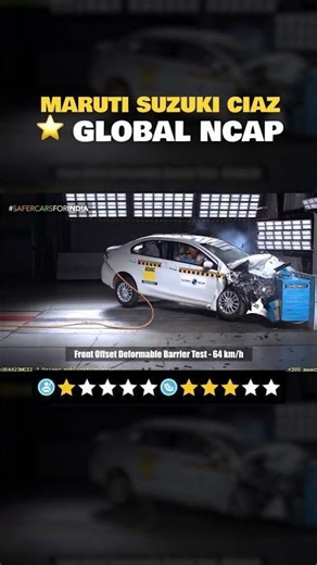 The Celerio walks away with 3 stars, while the Ciaz settles for just 1 star at the GNCAP