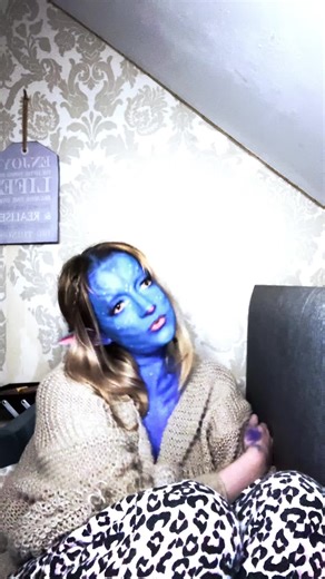 I see you.. #avatar #creativemakeup