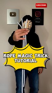 Amazing rope trick tutorial 😉🪄 #magic #trick | The Mask Magic Tricks Revealed