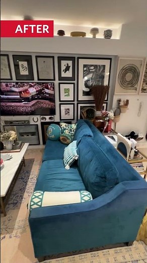 Before & After tour through Christina’s NYC apt #apartmenttherapy #beforeandafter #interiordesign