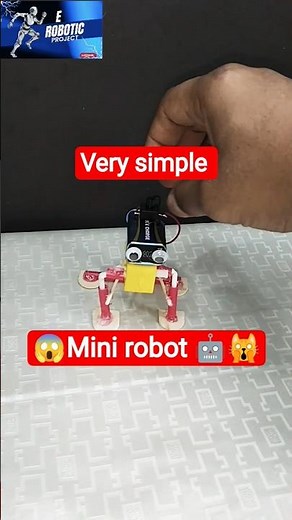 how to make robot at home easy - mini robot making #experiment #shortvideo #dcmotor #robotics