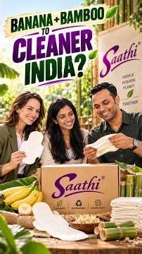 “What If Waste Could Become Sanitary Pads? These Founders Actually Did It!”😨 #shorts