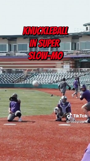 Insane Knuckleball in Super Slow Motion