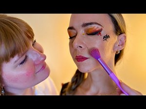 ASMR Katniss Makeup Tutorial ‪@ilovekatieasmr‬ Sunrise on the Reaping, The Hunger Games Inspired