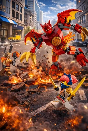 LEGO NINJAGO 71851 Kai's Dragon Mech Battle Review