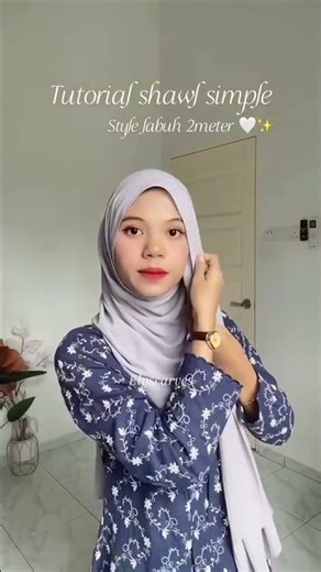 tutorial hijab pashmina simple #tutorialhijab #hijabstyle #shortvideo #like #subscribe
