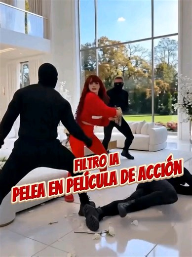 Yo en pelea de película. Filtro IA #peliculadeaccion #yoenpelicula #pelea #peleaepica #belladueñas @Bella dueñas 🤗