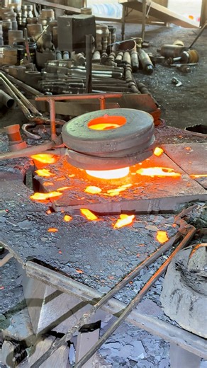 Inside the forging factory Heavy Steel Forging Line #forging #blacksmith #factory #ironman #workshop | TIM inside the factory