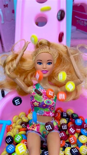 Satisfying With Unboxing Barbie Princess Water Park Slide Pool Toy, ASMR Video #shorts