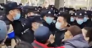 Elderly in China protest changes to health insurance in rare show of dissent