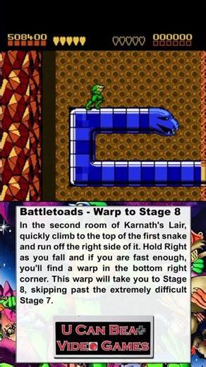 U Can Beat Video Games - Battletoads - Warp to Stage 8