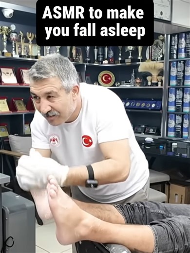 ASMR Barber Shop & Foot Massage for Sleep
