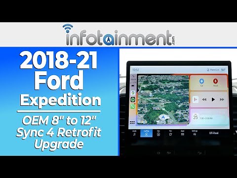 2018-2021 Ford Expedition - 8" to 12″ Sync 4 Touchscreen Retrofit Upgrade Installation