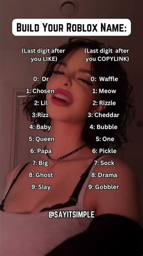 Build your roblox name: #tips #facts #lyrics #roblox #song #music #motivation
