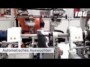 Automatisches Auswuchten von Propellerwellen