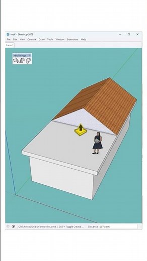 How to Model a Roof in SketchUp Quickly and Easily #roofing #nicetower