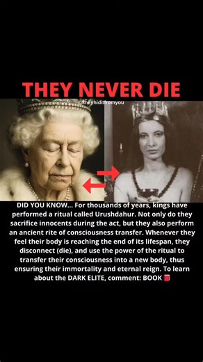 CONTROL MATRIX 👁️ | THEY TRANSFER THEIR CONSCIOUSNESS TO YOUNGER BODIES. DID YOU KNOW THAT... The Sumerian practitioners of this dark ritual claimed that,... | Instagram