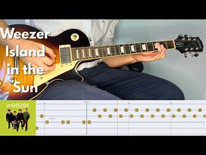 Weezer - Island in the Sun - Beginner Guitar Tutorial with Tabs
