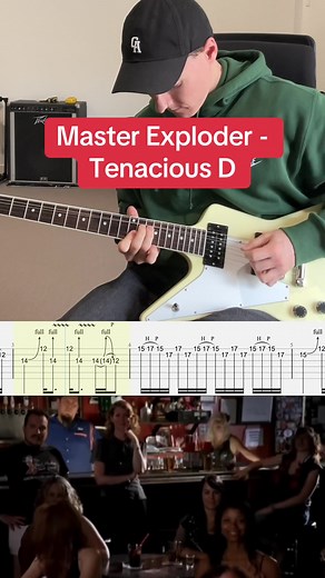 Master Exploder - Tenacious D (Guitar Cover with TABS) #fyp #foryoupage #fypシ゚ #guitarlessons #guitartok #guitarra #music #guitar #guitartab #cover #foryou #jackblack #kylegass #tribute #pickofdestiny #thepickofdestiny