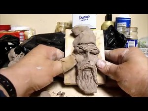 How To Sculpt A Wizard In Polymer Clay or Self Dry