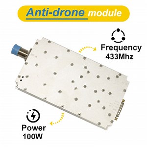 [Hot Item] 433MHz 428-438MHz 100W Customized Portable RF Power Amplifier Module with RS485 Communication for Anti Uav