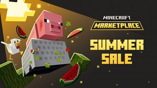 Minecraft Marketplace Summer Sale announced along with a free Hermitcraft Season 8 map download