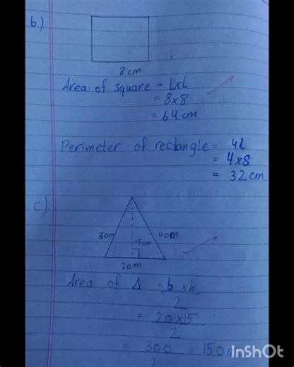 #area & #perimeter math|#measurement|#rectangle,#triangle,#parallelogram,#square|@JHLearners154