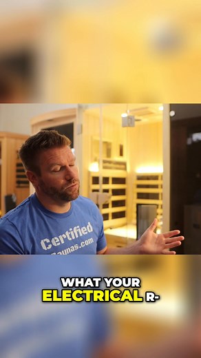 Thinking about getting a sauna? This video breaks down the electrical requirements for different sizes. Location and cost are huge factors when deciding which one is right for you. Make sure to consider these points before buying! #Sauna #Electrical #HomeSauna #SaunaLife #HomeImprovement | Certified Saunas by Matt Justice | Facebook