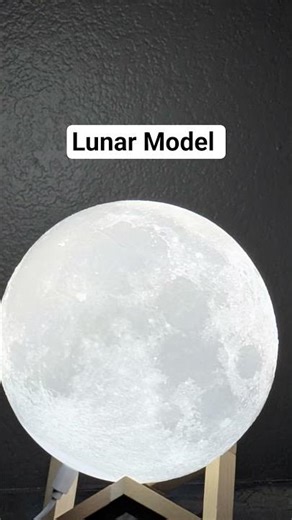 Lunar model lamp #universetube #moon