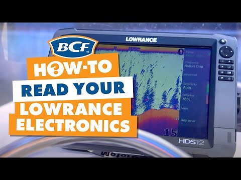 How to use a Lowrance Sounder