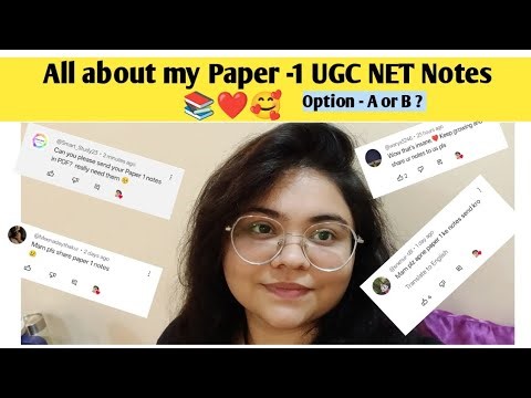 My paper -1 notes 📚 | UGC - NET | Free video classes ❤️🔥💭