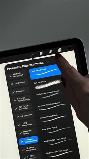 Wo sind meine Procreate Pinsel nach dem Update #procreate #procreatetipps