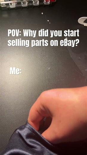 What did you start selling parts on eBay?