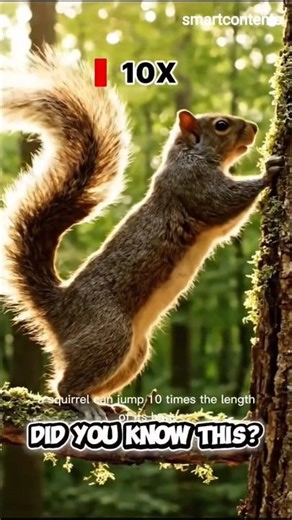 Squirrel can run super fast on trees than ground! 🐿️