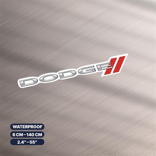 Dodge Sticker - UV & Rain Resistant Vinyl - Various Sizes Available - Etsy