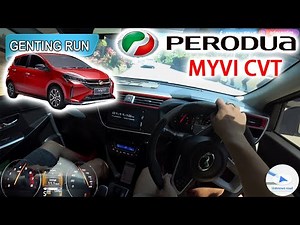 Part 2/2 | 2022 Perodua Myvi 1.5 AV | Malaysia #POV [Genting Run 冲上云霄] [CC Subtitle]